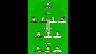 RR VS RCB TODAY MATCH TEAM PREDICTIONS DREAM11