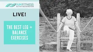 THE BEST Leg + Balance Exercises | Fitness for Adults 50+ | Seniors Exercises