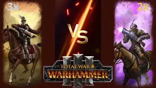 Can 3 Outriders Beat 2 Amethyst Outriders in Total War: Warhammer 3?
