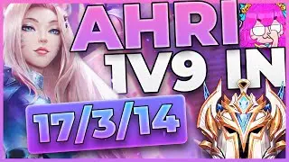 COMPLETELY 1v9 IN CHALLENGER WITH AHRI