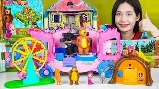 98 Minutes Satisfying with Unboxing Cute & Fun Masha and The Bear Toys Collection ASMR 🌿✨