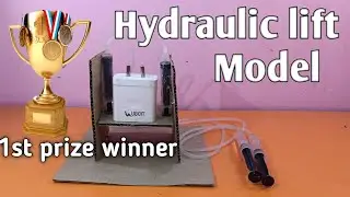 Hydraulic Lift Working Model | School Science Project | DIY Project | Science Exhibition 