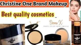 Christine cosmetics Honest Review| Derma X fountain,face powder,face shiner | glam Sonni |