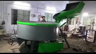 CONCRETE PAN MIXER 500KG WITH HOPPER TYPE