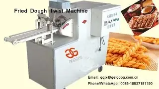 Fried Dough Twist Machine|Chinese Doughnut Machine（Mahua）