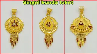 single kunda locket 2023 || light weight single kunda locket
