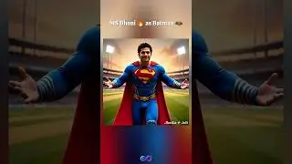 Sachin Tendulkar as Superman | Cricket Superhero Fusion 🏏🦸&zwj;♂️ | Jhatka⚡Jolt #sachin #ai #short