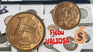 MOEDA 1 CENTAVO ANO 1998 FICOU RARA ,VALORES ATUALIZADOS 2024.