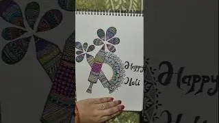 Holi special mandala|mandala arts|holi special drawing #shorts#ytshorts#art