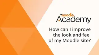 How can I improve the look and feel of my Moodle site?