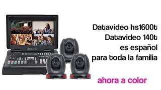 Revisado Argentino: Datavideo hs1600t y ptc 140t