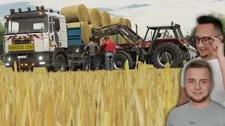 PRZYJECHALI DO NAS PO SŁOME.. *KŁÓTNIA NA POLU* 😱 KOSTKA POŁOŻONA 🔥