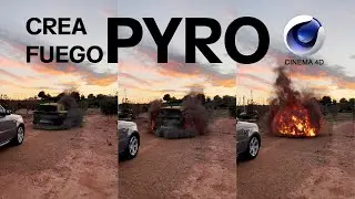 FUEGO CON PYRO - CINEMA 4D tutorial Español