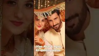 Hina Altaf & Agha Ali wedding album#hinaaltaf#aghaali#wedding#couple#actors#cute#best#nice#beautiful