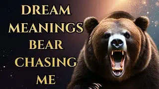 What does it mean to dream of running away from a bear? Very surprising!