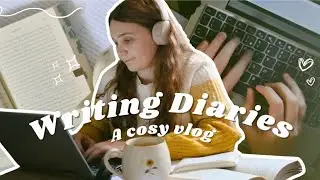 a cosy writing vlog ✨️ author life, imposter syndrome, and planning my next draft