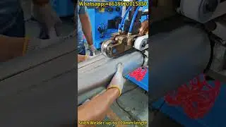 Stitch welder up to 1 meter length #weldingmachine #stitchwelder #hvac