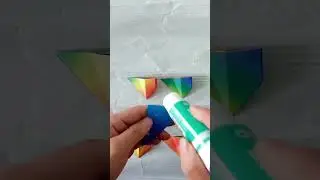 Colorful Paper Star Folding Guide #origami #tutorial #diy