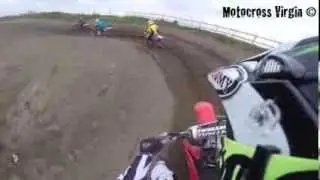Motocross Virgin - Riders down, Crash Avoided Preston Docks MX #5