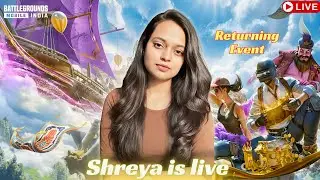 BGMI 4.2 Update LIVE 🔥 | New Map + Features | Shreya is live #girlgamer #bgmi #bgmilive #livestream