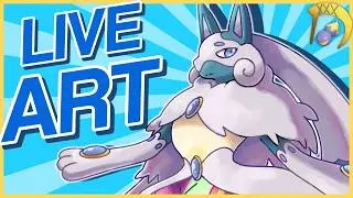 LIVE Pokemon/Fakemon Drawing | GraveyART Shift