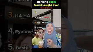 Top 5 Worst Laughs Ever 😭 #funny #ranking #laugh #viral