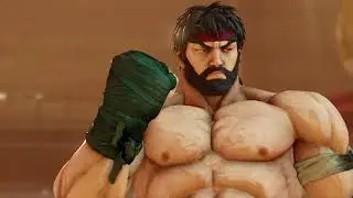 Street Fighter V Arcade Edition (PS4) Ryu Arcade Mode Gameplay