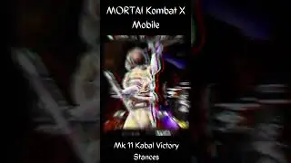 Mortal Kombat X Mobile MK 11 Kabal Victory Stances#shorts