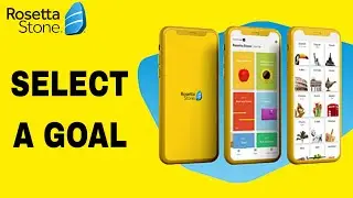 How To Select A Goal On Rosetta Stone App