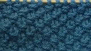 Gro&szlig;es Perlmuster - Strickmuster