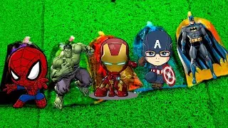 AVENGERS TOTS/Action figures/unboxing/cheap price/ironman, Hulk,Thor, Spiderman/Toys.