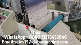 DaBa Flat Die Cutting Machiner For Tea Label perforation