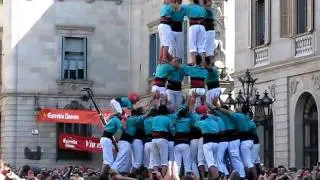 Amazing Human Towers at the annual Barcelona La Merce Festival