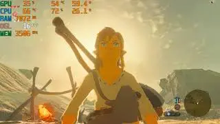 Teste Yuzu early access 2062 Zelda breath of the wild Intel core i5 3350P+Geforce gtx 770+8GB de ram