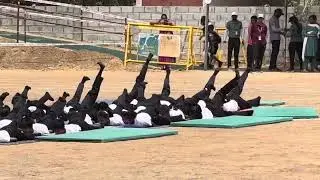 Dhakshu School sports day Yoga event-2025