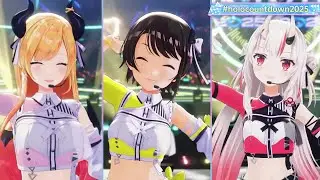 Ayame, Subaru & Choco (EXODIA) Sing Kirameki Rider (☆キラメキライダー☆) 【COUNTDOWN LIVE 2025▷2026】