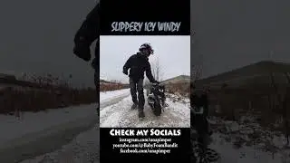 The EUC vs Slippery, Icy, and Windy Conditions Pt4 #euc #snow #ice #winter #challenge