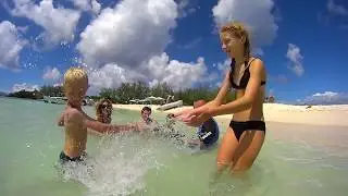 Sortie en Catamaran et SUP stand up paddle &agrave; l'&icirc;le plate + &Icirc;lot Gabriel Ile Maurice 8 Avril 2017