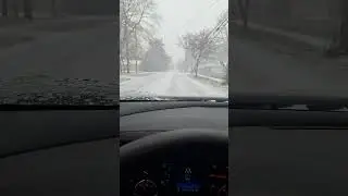 Snow is here Ohio