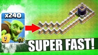 FASTEST WAY TO STEAL DARK ELIXIR EVER!? 🔥 Clash Of Clans 🔥 MAX GOBLIN OVERLOAD!