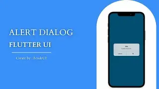 Alert Dialog | Flutter | Flutter Tutorial 2023 | Flutter UI | Flutter Widget | Widget | Flutter App