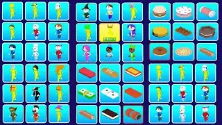 BRIDGE RACE ALL SKINS UNLOCKED  GAMEPLAY WALKTHROUGH PART 2