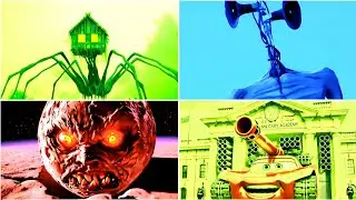 SIREN HEAD 🆚 LUNAR MOON 🆚 HOUSE HEAD 🆚 MCQUEEN TANK - COFFIN DANCE SONG | TILES HOP #087
