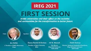 IREG 2021 Jeddah Conference, First Session