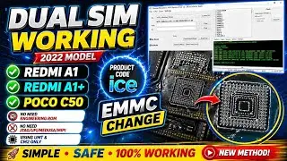 (हिंदी मैं) | Redmi A1/A1+/POCO C50 (ice) | Emmc Dead MTK Port Only | Emmc Change | With UMT & CM2 |