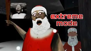 granny new christmas update theme main door extreme mode gameplay