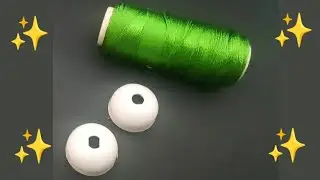 How to wrap jhumka for beginners | Silk thread jewellery making | Thread earrings making at home