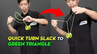 [Advanced Slack & GT!] Quick Turn Slack to Green Triangle [REWIND Yo-Yo Trick Tutorial] #yoyo