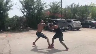 zias cousin pull up & caught these 🥊 