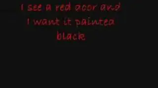 REQUEST: The Rolling Stones - P&alpha;int It Bl&alpha;ck lyrics